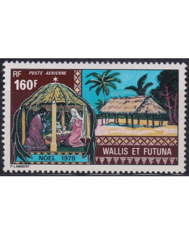 F-EX38420 WALLIS ET FUTUNA MNH 1978 CHRISTMAS NAVIDAD ARCHITECTURE RELIGION.