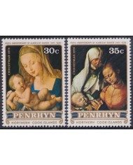 F-EX38430 COOK IS MNH 1978 CHRISTMAS NAVIDAD ART MADONNA DURER PAINTING RENASSENCE.
