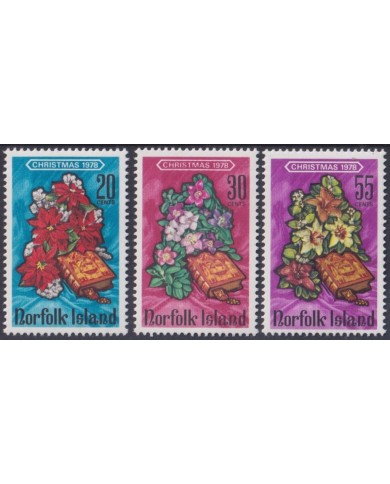 F-EX38438 NORFOLK MNH 1978 CHRISTMAS NAVIDAD FLORES FLOWERS.