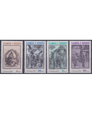 F-EX38441  SAMOA I SISIFO MNH 1978 CHRISTMAS NAVIDAD ART MADONNA DURER PAINTING RENASSENCE.