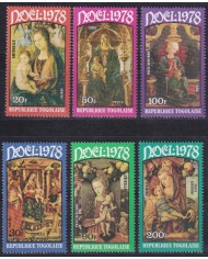 F-EX38443 TOGO MNH 1978 CHRISTMAS NAVIDAD ART MADONNA LOTTO TURA CRIVELLI ANTONELLO RENAISSENCE.