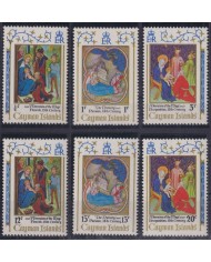 F-EX38462 CAYMAN MNH 1971 CHRISTMAS NAVIDAD ART MADONNA BOOK PAINTING RENASSENCE.