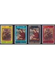F-EX38465 SAMOA I SISIFO MNH 1971 CHRISTMAS NAVIDAD ART MADONNA BELLINI PAINTING RENASSENCE.