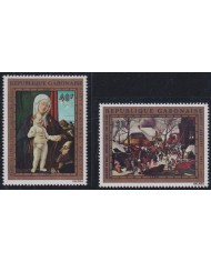 F-EX38469 GABON MNH 1971 CHRISTMAS NAVIDAD ART BASAITI BRUEGHEL PAINTING RENASSENCE.