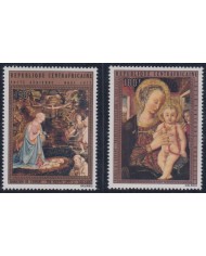 F-EX38472 CENTRAL AFRICA MNH 1972 CHRISTMAS NAVIDAD ART MADONNA FILIPPO LIPPI PAINTING RENASSENCE.