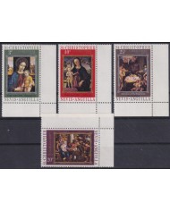 F-EX38477 NEVIS ANGUILLA MNH 1972 CHRISTMAS NAVIDAD ART BASSANO FIORENZO PAINTING RENASSENCE.