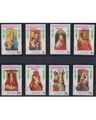 F-EX38496 BARBUDA MNH 1974 CHRISTMAS NAVIDAD MANTEGNA ALVISE VIVARINI MADONNA PAINTING.