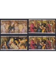 F-EX38502 AITUTAKI MNH 1975 CHRISTMAS NAVIDAD BARTHOLOME MONTAGNA MADONNA PAINTING.