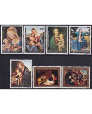 F-EX38509 UPPER VOLTA MNH 1972 CHRISTMAS NAVIDAD ART DURER RAPHAEL DAVID PAINTING RENASSENCE.