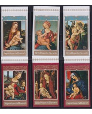 F-EX38511 BURUNDI MNH 1972 CHRISTMAS NAVIDAD ART MADONNA IMPERF PAINTING RENASSENCE.