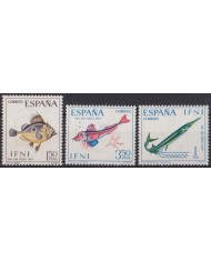 F-EX40303 ESPAÑA SPAIN IFNI MNH 1967 STAMPS DAYS SEA MARINE WILDLIFE FISH PECES.