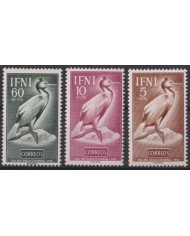 F-EX40307 ESPAÑA SPAIN IFNI MNH 1952 COLONIAL STAMPS DAYS SEA MARINE WILDLIFE BIRD AVES PAJAROS.