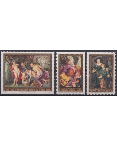 Z84 LIECHTENSTEIN MNH 1976 ART PAINTING RUBENS.