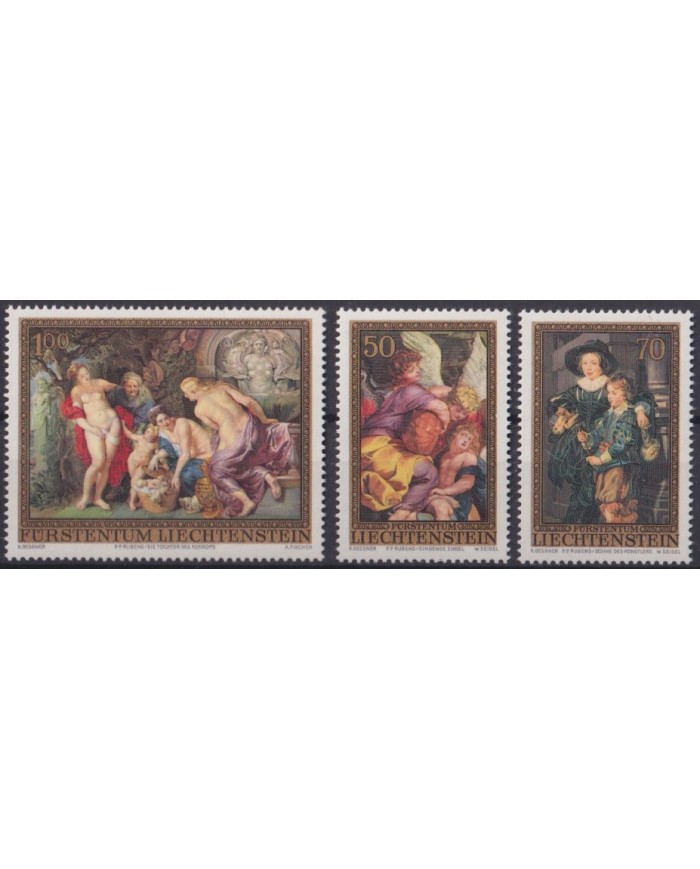 Z84 LIECHTENSTEIN MNH 1976 ART PAINTING RUBENS.
