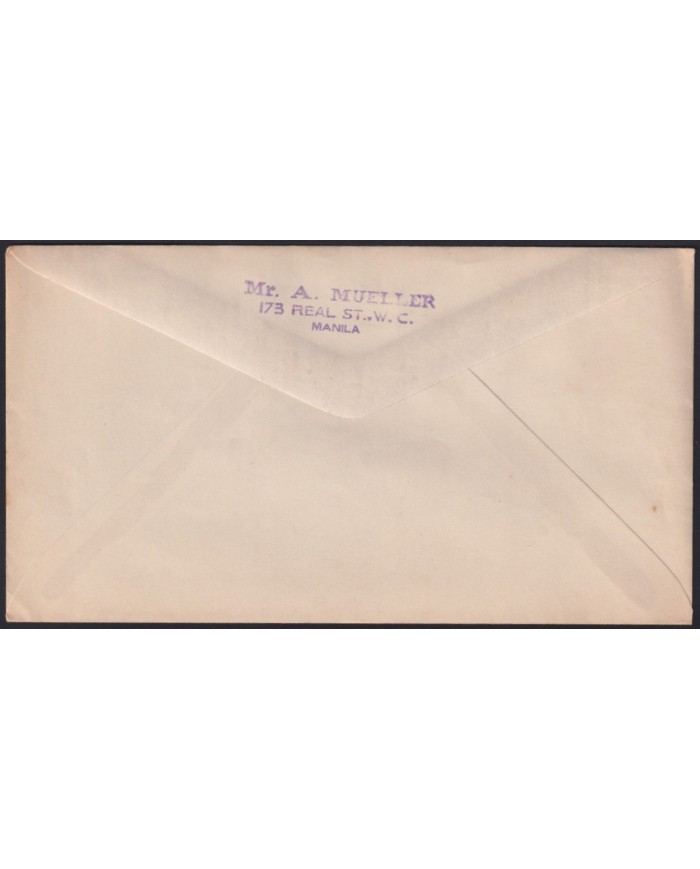 Z134 PHILIPPINES 1943 JAPAN FDC OCCUPATION COVER.