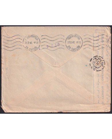 Z176 TURKEY 1919 CENSORSHIP WWI COVER TO SWITZERLAND.