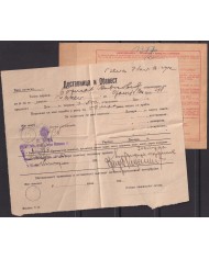 Z187 YUGOSLAVIA 1930 PACKET BULLETIN PACKAGE CARD.