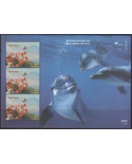 F-EX40174 PORTUGAL MADEIRA MNH 1999 EUROPA NATURAL PARK FLOWER DOLPHINS FLORES.