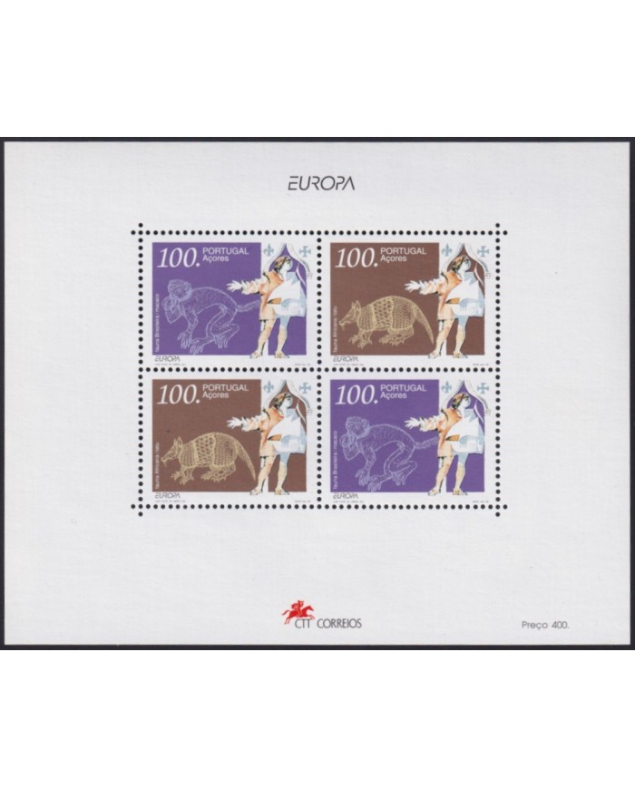 F-EX40185 PORTUGAL AZORES MNH 1994 EUROPA DISCOVERY DESCUBRIMIENTO D. HENRIQUE.