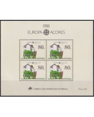 F-EX40189 PORTUGAL AZORES MNH 1988 EUROPA TRANSPORT CARRIAGE CARRUAGE.