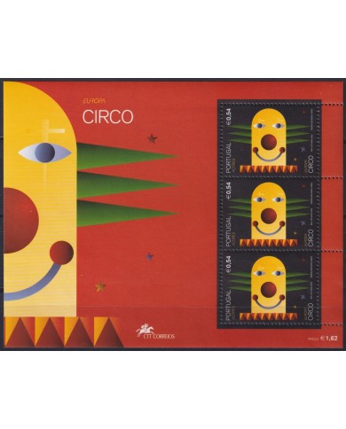 F-EX40173 PORTUGAL AZORES MNH 2002 EUROPA CIRCUS CLOWN.