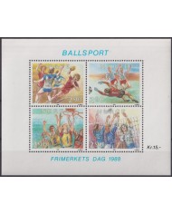 F-EX40333 NORWAY NORGE NOREG MNH 1988 BALLSPORT BASKET SOCCER FOOTBALL.