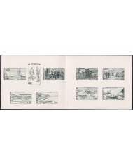 F-EX40404 MONACO 1977 PROOF OFFICIAL SET NAVIGATOR SHIP BARCOS IN CARBOARD.