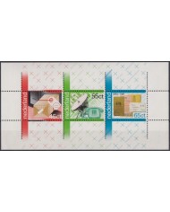 F-EX40344 NEDERLAND NETHERLAND HOLLAND MNH 1980 SHEET TELECOMUNICATIONS RADAR.