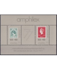 F-EX40355 NEDERLAND NETHERLAND HOLLAND MNH 1977 SHEET AMPHILEX PHILATELIC EXPO.