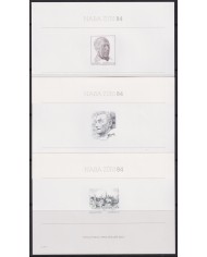 F-EX40405 SWITZERLAND MNH 1984 DELUXE PROOF SHEET NABA ZURICH.