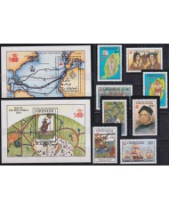 F-EX35694 GRENADA MNH 1987 DISCOVERY COLON COLUMBUS DESCUBRIMIENTO SHIP BARCOS.
