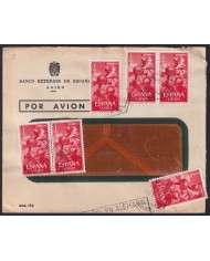 F-EX40972 SPAIN SAHARA 1962 INTERNATIONAL BANK OF SPAIN FLOWER.