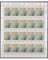 F-EX40049 UK ENGLAND GUERNSEY MNH 1989 ROYAL VISIT OF QUEEN ELIZABETH.