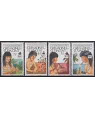 F-EX40382 GRENADINES & ST VINCENT MNH 1992 INDIAN DISCOVERY ETHNIC TOBACCO.