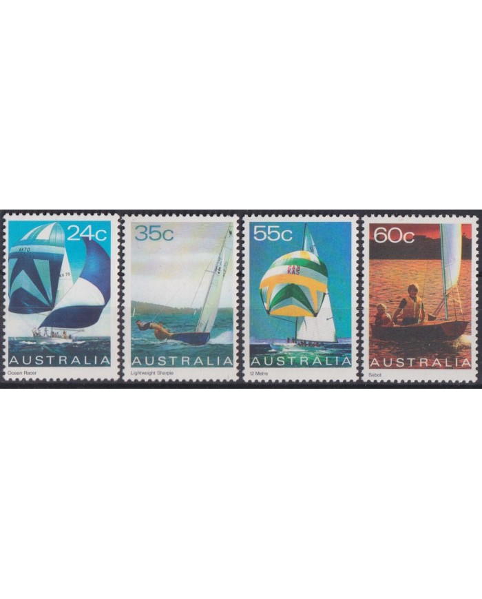 F-EX40682 AUSTRALIA MNH 1981 SAILING BOAT REGATTA SHIP.