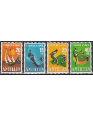 F-EX40852 NETHERLAND ANTILLES NEDERLAD MNH 1978 WJC SAILING BOAT SHIP SOCCER BASEBALL.