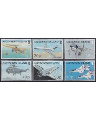 F-EX40735 ASCENSION MNH 2003 HELICOPTER BATTLE AVION AIRPLANE.
