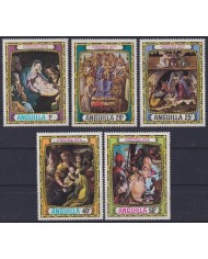 F-EX40705 ANGUILLA MNH 1970 CHRISTMAS NAVIDAD RELIGION ART BOTTICELLI TIEPOLO RENI.