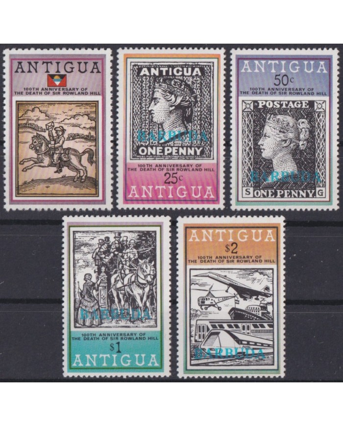 F-EX40668 BARBUDA MNH 1979 LONDON PHILATELIC EXPO.