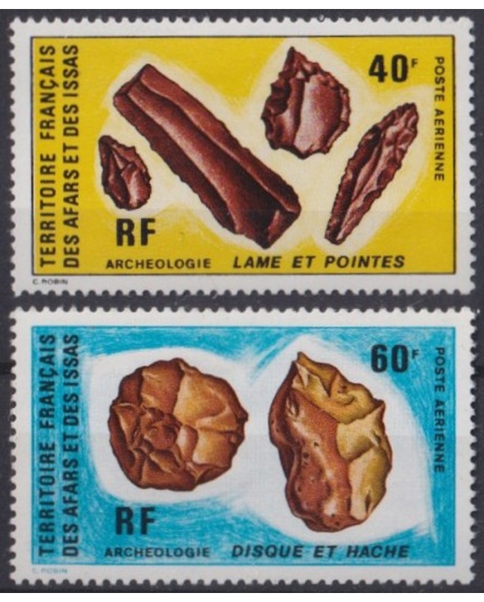 F-EX40786 AFARS ET DES ISSAS MH 1973 PREHISTORIC ARCHEOLOGY