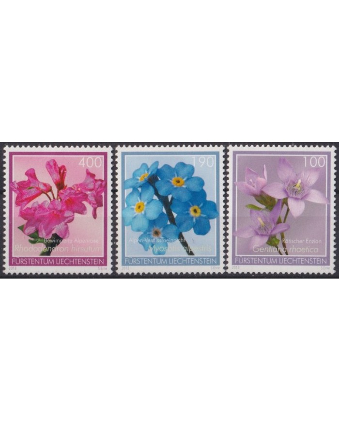 F-EX40828 LIECHTENSTEIN MNH 2013 FLOWER FLORES.