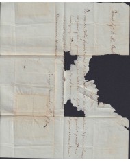 F-EX31125 TRIESTE ITALY CUT COVER LOMBARDO VENEZIA TO TRISTE.