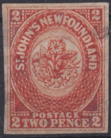 F-EX32666 CANADA NEWFOUNDLAND Nº10 DAMAGE. 380€ CATALOGUE.