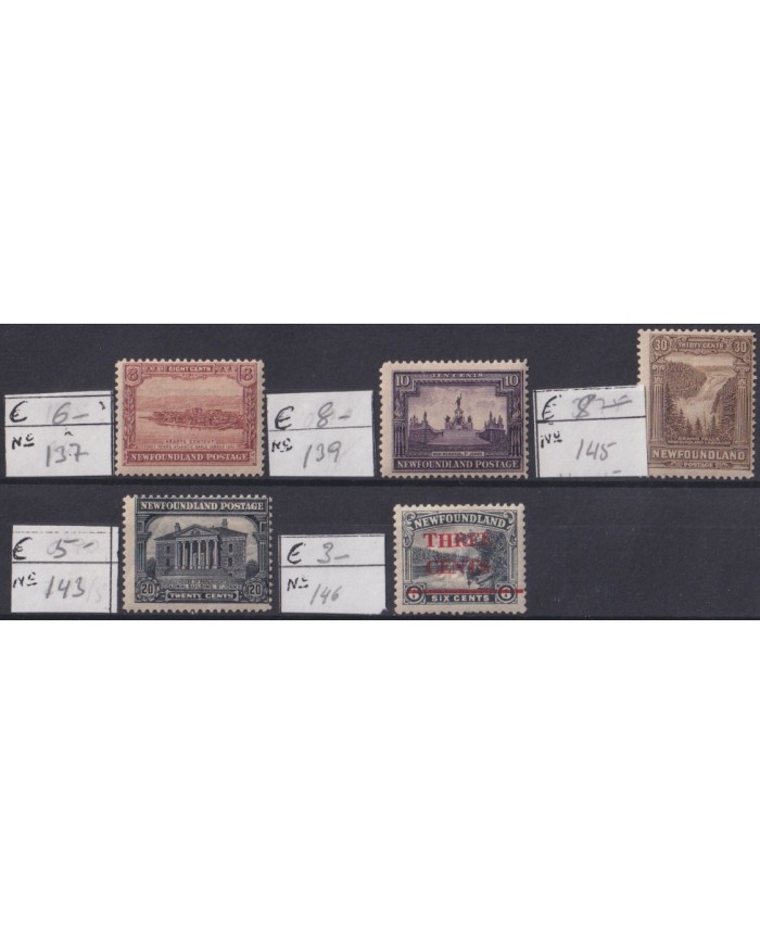 F-EX32677 CANADA NEWFOUNDLAND STAMPS LOT MH + 120€.