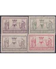 F-EX32692 ITALY CINDERELLA 1919 PRO-FIUME NO GUM.