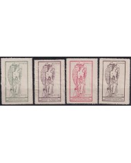 F-EX32693 ITALY CINDERELLA 1919 PRO-FIUME NO GUM.