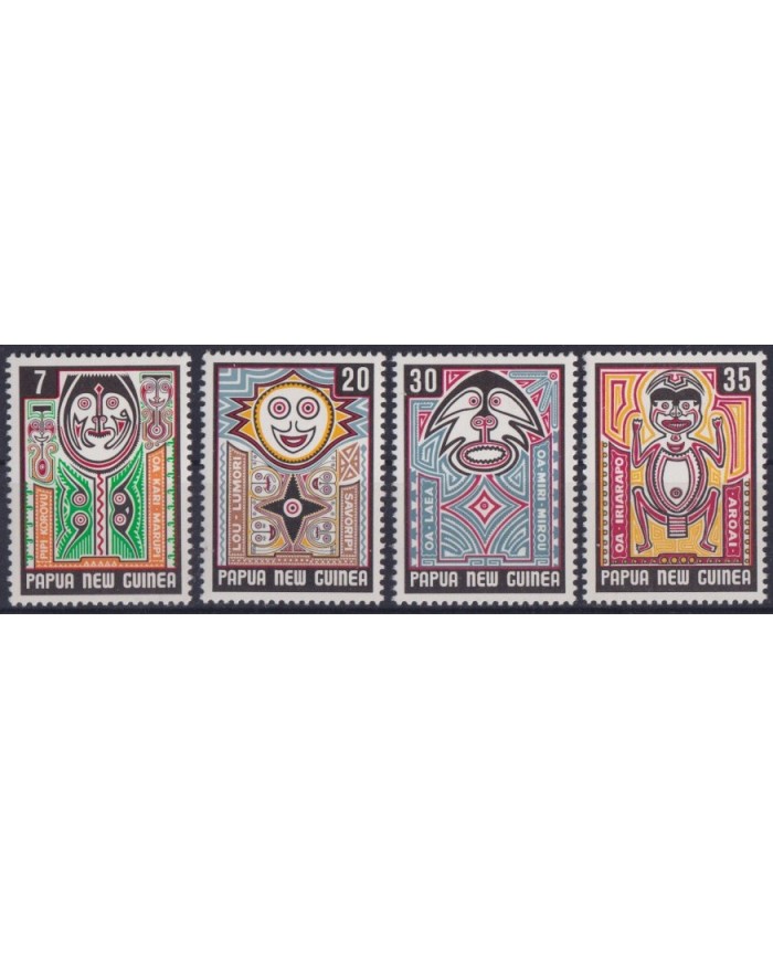 F-EX39697 PAPUA NEW GUINEA MNH 1973 TRADITIONAL ELEMA CULTURE ETHNIC.