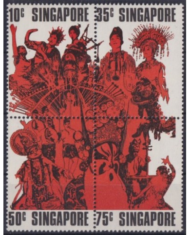F-EX39671 SINGAPORE MNH TRADITIONAL DANCE ETHNIC.