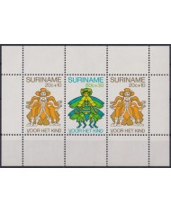 F-EX39662 SURINAME MNH 1980 CARTOON ANANSI SHEET.