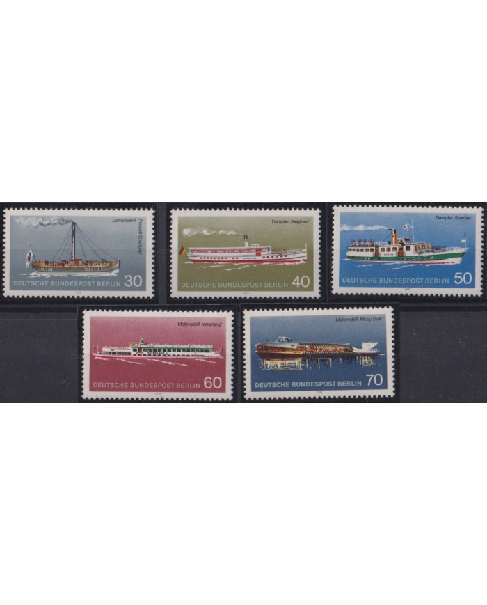 F-EX39649 GERMANY BERLIN MNH 1975 OLD SHIP BARCOS.